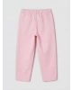 LCW Kids Pembe Kız Çocuk Taşlı Gabardin Pantolon