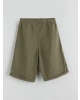 LCW Kids Haki Beli Lastikli Basic Erkek Çocuk Şort