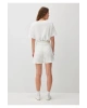 Mavi Millie 90lar Kırık Beyaz Jean Şort 1458987074