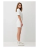 Mavi Millie 90lar Kırık Beyaz Jean Şort 1458987074