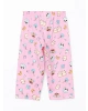 LCW Kids Sarı Bisiklet Yaka Kız Çocuk Kaprili Pijama Takımı