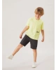 LCW Kids Antrasit Beli Lastikli Cepli Erkek Çocuk Şort