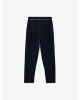 Normal Bel Düz Paça Kemer Detaylı Slim Fit Cigarette Pantolon