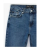 Koton Normal Bel Düz Paça Pamuklu Straight Jean Pantolon - Mark Jean