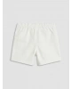 LCW baby Ekru Kız Bebek Gabardin Şort