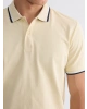 LCWAIKIKI Classic Bej Polo Yaka Pike Erkek Tişört