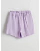 LCW Kids Lila Beli Lastikli Basic Kız Çocuk Şort