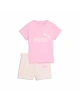 Puma MINICATS ESS Tişört ve Şort Takımı INF - Pembe Parıltılı