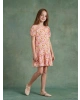 LCW Kids Pembe Çiçekli Kız Çocuk Elbise
