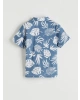 LCW Kids Indigo Erkek Bebek Gömlek Ve Şort