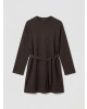 LCW Modest Kahverengi Bisiklet Yaka Soft Touch Kadın Sweatshirt Tunik