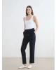 LCW EVERYDAY Lacivert Beli Lastikli Kadın Pantolon
