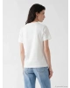 LCW Comfort Beyaz Bisiklet Yaka Kadın Tişört