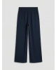 LCWAIKIKI Classic Lacivert Beli Lastikli Kadın Pantolon