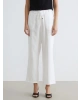 LCW EVERYDAY Ekru Beli Lastikli Kadın Pantolon