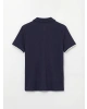 LCW Comfort Lacivert Polo Yaka Kadın Tişört