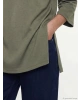 LCW Modest Yeşil Dik Yaka Kadın Sweatshirt Tunik