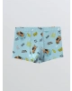 CW Kids Mavi Baskılı Erkek Çocuk Boxer 3lü