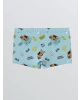 CW Kids Mavi Baskılı Erkek Çocuk Boxer 3lü