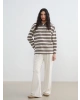 LCW Modest Bej Beli Lastikli Soft Touch Kadın Eşofman Altı