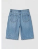 XSIDE Indigo Loose Fit Erkek Jean Şort