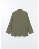 LCWAIKIKI Classic Haki Regular Fit Kadın Blazer Ceket