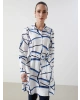 LCWAIKIKI Classic Indigo Desenli Kadın Gömlek Tunik
