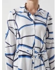 LCWAIKIKI Classic Indigo Desenli Kadın Gömlek Tunik