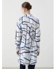 LCWAIKIKI Classic Indigo Desenli Kadın Gömlek Tunik