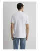 Mavi Beyaz Polo Tişört Slim Fit / Dar Kesim