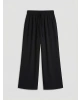 LCWAIKIKI Classic Siyah Beli Lastikli Kadın Pantolon