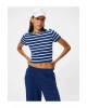 Basic Tişört Kısa Kollu Bisiklet Yaka Slim Fit
