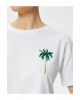 Koton Kadın T-shirt Beyaz