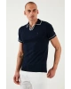 U.S. Polo Logolu Slim Fit Polo Yaka Kısa Kollu Kazak Erkek KAZAK