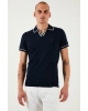 U.S. Polo Logolu Slim Fit Polo Yaka Kısa Kollu Kazak Erkek KAZAK