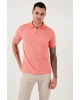 U.S. Polo Assn. U.S. Polo Pamuk Karışımlı Slim Fit Polo Yaka T Shirt Erkek POLO YAKA T SHİRT