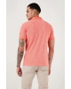 U.S. Polo Assn. U.S. Polo Pamuk Karışımlı Slim Fit Polo Yaka T Shirt Erkek POLO YAKA T SHİRT