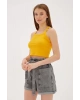 Fashion Friends Askılı Crop Atlet Turuncu