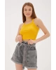 Fashion Friends Askılı Crop Atlet Turuncu