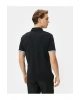 Koton Polo Yaka Tişört Slim Fit Düğmeli Kısa Kollu