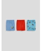 LCW Kids Mavi Baskılı Erkek Çocuk Boxer 3lü