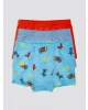 LCW Kids Mavi Baskılı Erkek Çocuk Boxer 3lü