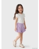 LCW Kids Lila Fırfır Detaylı Kız Çocuk Şort