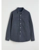 LCW Jeans Gri Rahat Kalıp Erkek Jean Gömlek