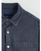 LCW Jeans Gri Rahat Kalıp Erkek Jean Gömlek