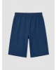 LCW Kids Beyaz Bisiklet Yaka Erkek Çocuk Şortlu Pijama Takımı