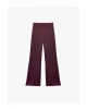Koton Viskon Modal Kumaş Slim Fit Nervürlü İspanyol Paça Pantolon