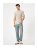 Basic Kısa Kollu Bisiklet Yaka Slim Fit Tişört