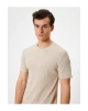 Basic Kısa Kollu Bisiklet Yaka Slim Fit Tişört