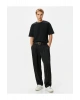 Basic Oversize Tişört Bisiklet Yaka Düşük Omuzlu Kısa Kollu Pamuklu